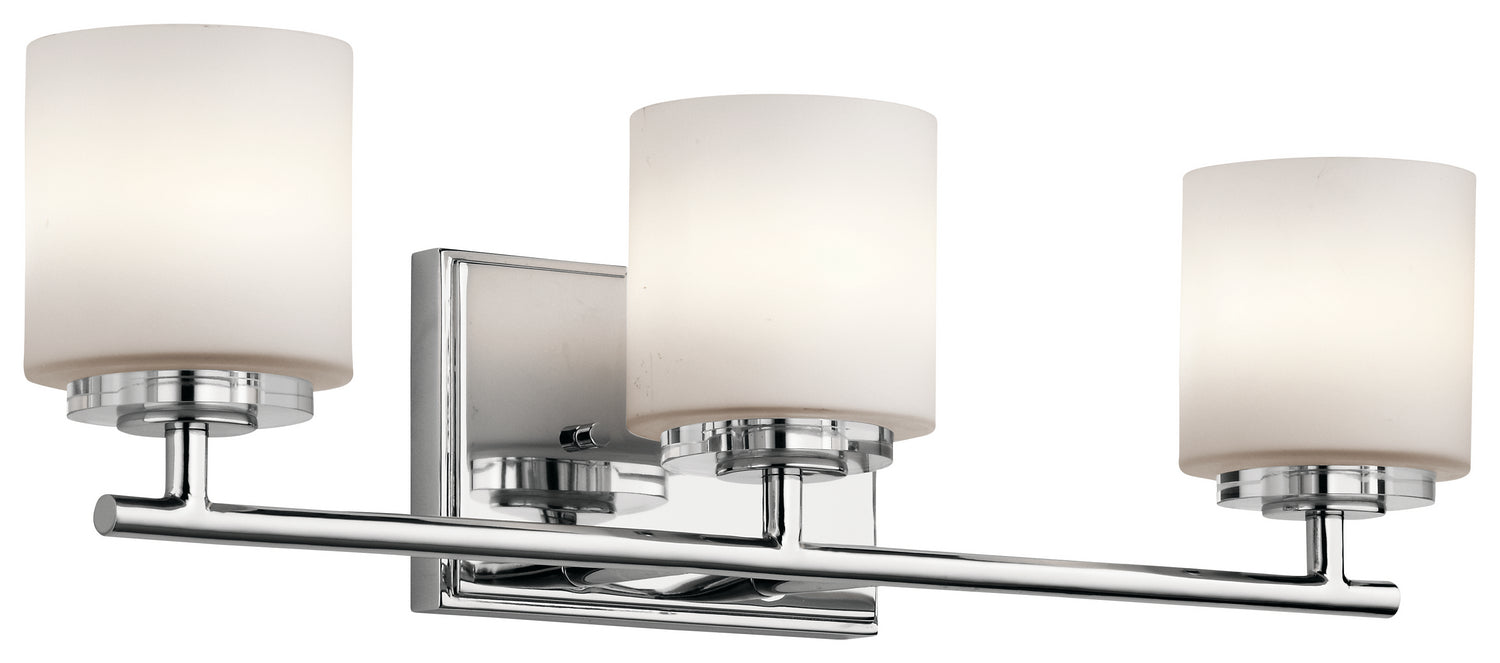 Kichler 45502CH Three Light Bath, Chrome