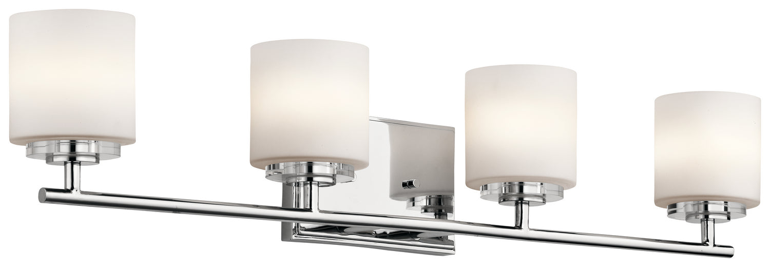 Kichler 45503CH Four Light Bath, Chrome
