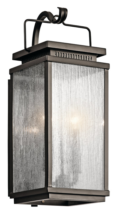 Kichler 49385OZ Two Light Outdoor Wall Mount, Olde Bronze