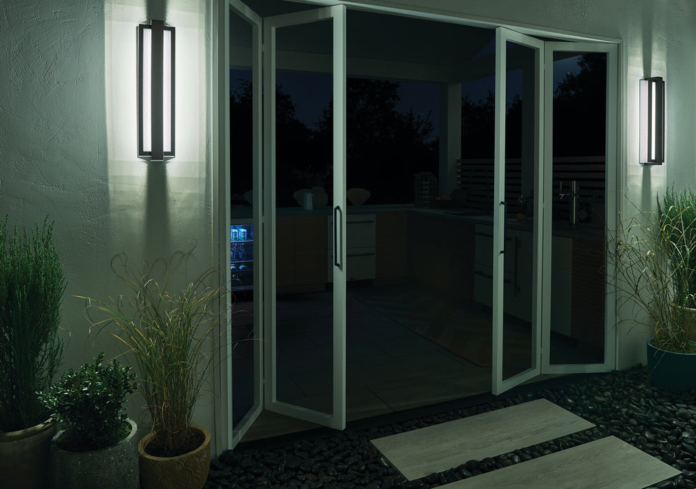 Kichler 49435AZ LED Outdoor Wall Mount, Architectural Bronze
