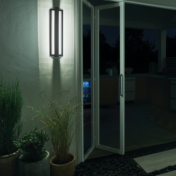 Kichler 49435AZ LED Outdoor Wall Mount, Architectural Bronze