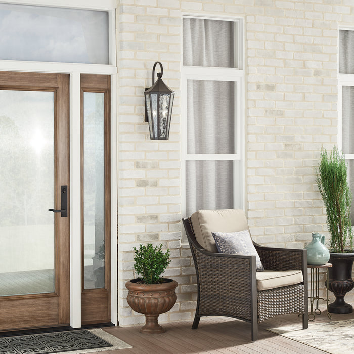 Kichler 49513OZ Two Light Outdoor Wall Mount, Olde Bronze