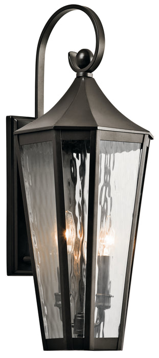 Kichler 49513OZ Two Light Outdoor Wall Mount, Olde Bronze