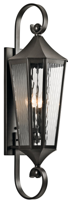 Kichler 49514OZ Four Light Outdoor Wall Mount, Olde Bronze