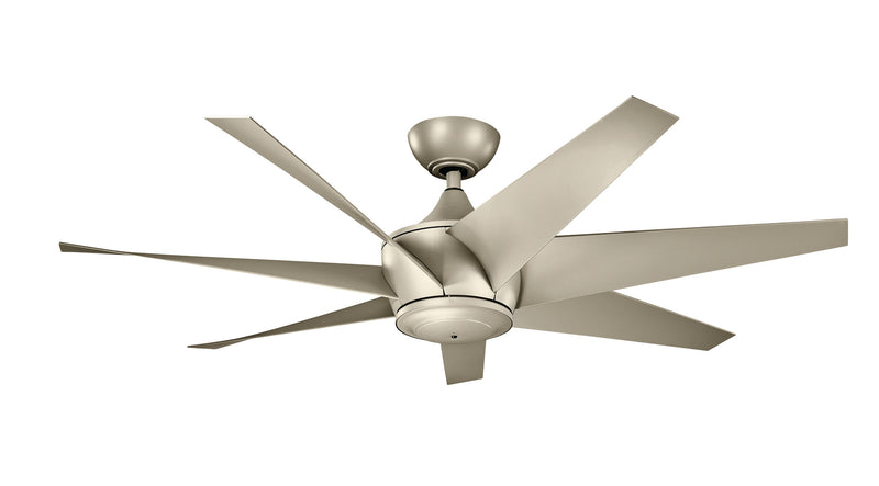 Kichler 310112ANS 54"Ceiling Fan, Antique Satin Silver