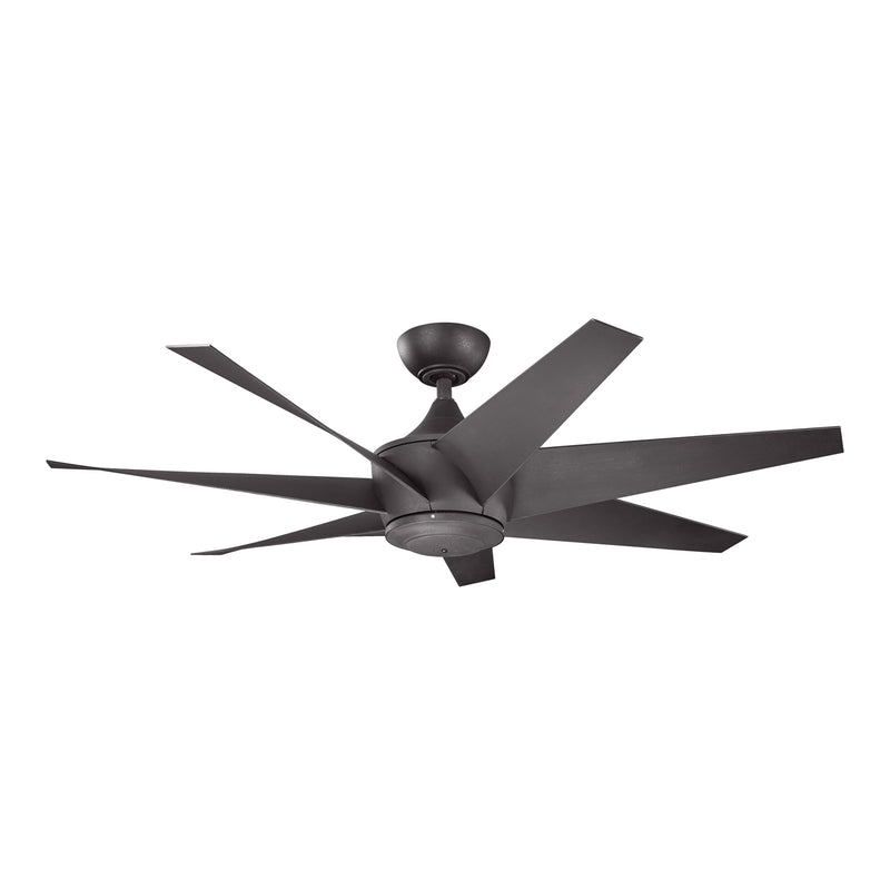 Kichler 310112DBK 54" Ceiling Fan, Distressed Black
