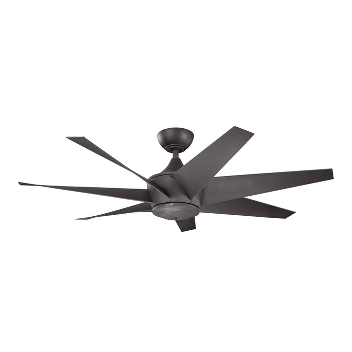 Kichler 310112DBK 54" Ceiling Fan, Distressed Black