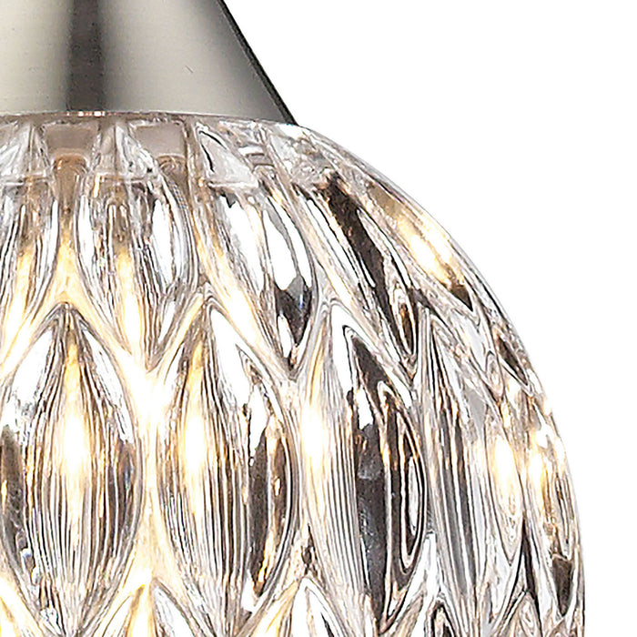 ELK Home 10342/6RC LED Pendant, Satin Nickel