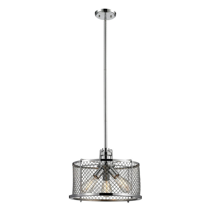 ELK Home 55002/3 Three Light Pendant, Polished Chrome