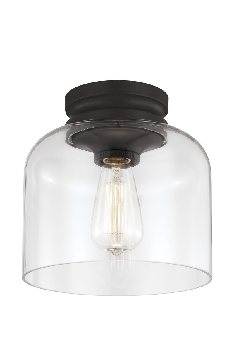 Visual Comfort Studio FM404ORB One Light Flush Mount, Oil Rubbed Bronze