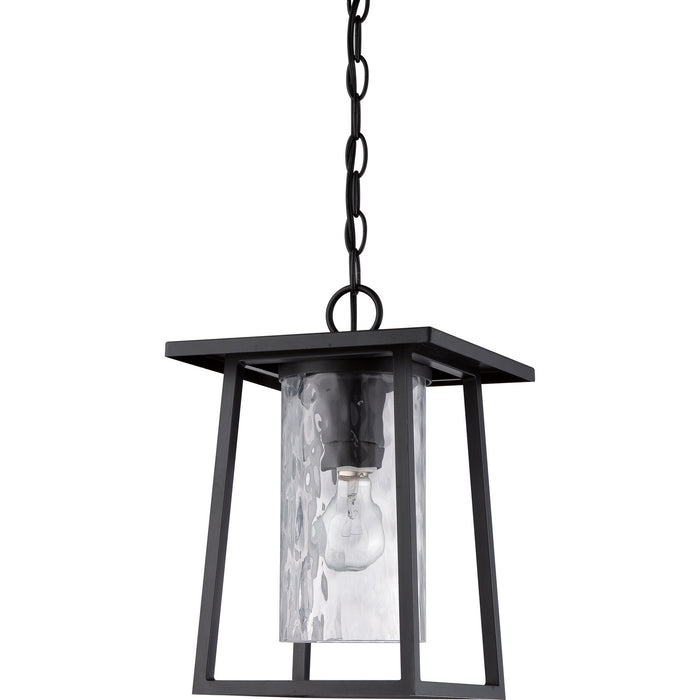 Quoizel LDG1909K One Light Outdoor Hanging Lantern, Mystic Black