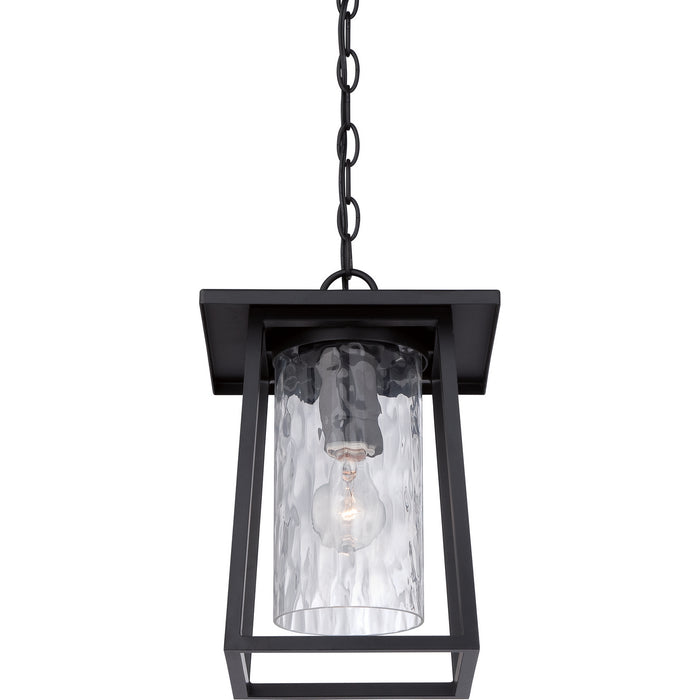 Quoizel LDG1909K One Light Outdoor Hanging Lantern, Mystic Black