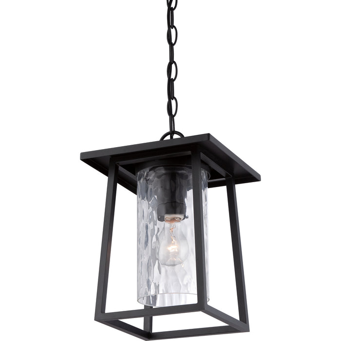 Quoizel LDG1909K One Light Outdoor Hanging Lantern, Mystic Black