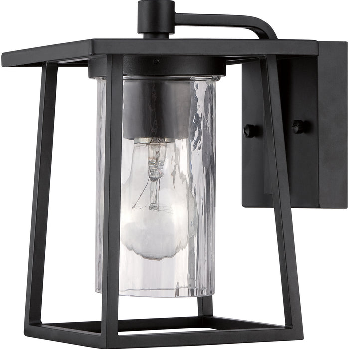 Quoizel LDG8406K One Light Outdoor Wall Lantern, Mystic Black