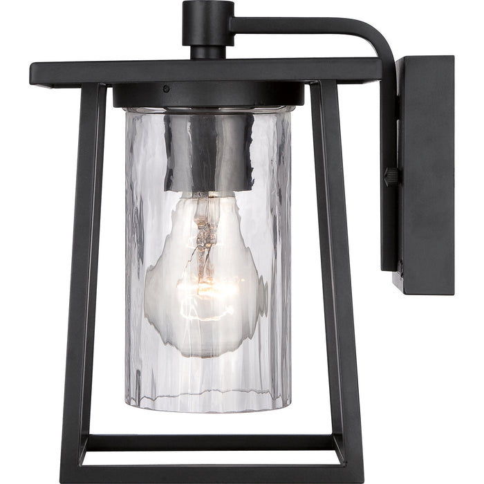 Quoizel LDG8406K One Light Outdoor Wall Lantern, Mystic Black