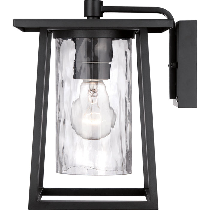 Quoizel LDG8408K One Light Outdoor Wall Lantern, Mystic Black