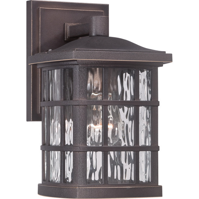 Quoizel SNN8406PN One Light Outdoor Wall Lantern, Palladian Bronze