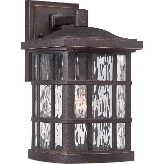 Quoizel SNN8408PN One Light Outdoor Wall Lantern, Palladian Bronze