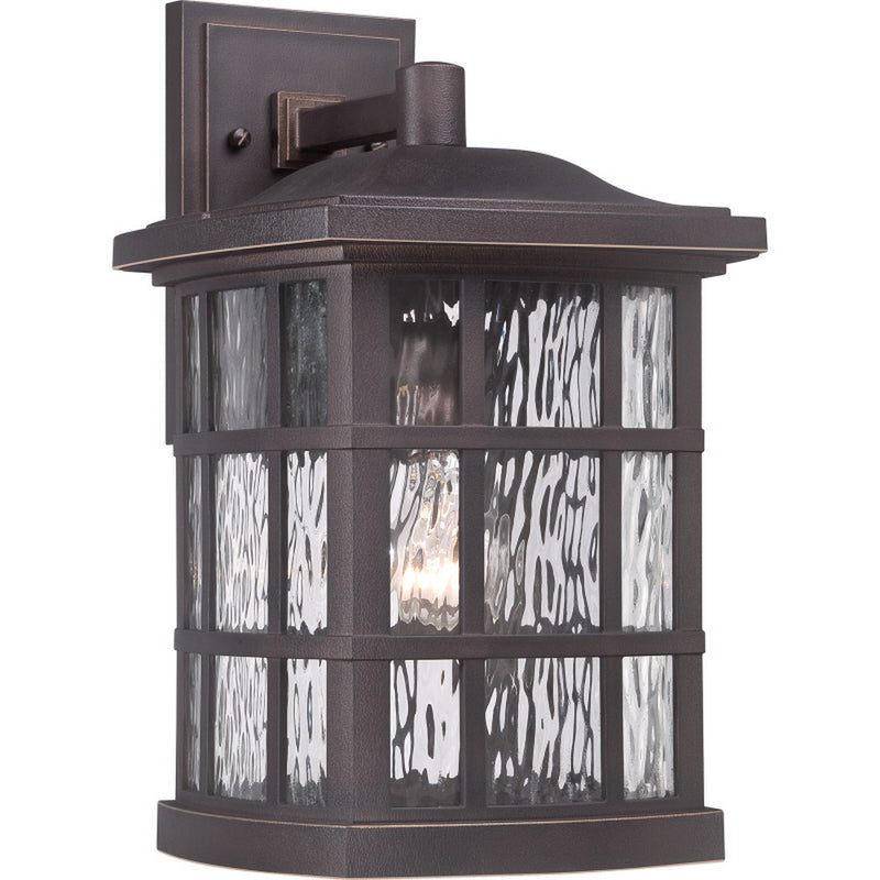 Quoizel SNN8409PN One Light Outdoor Wall Lantern, Palladian Bronze