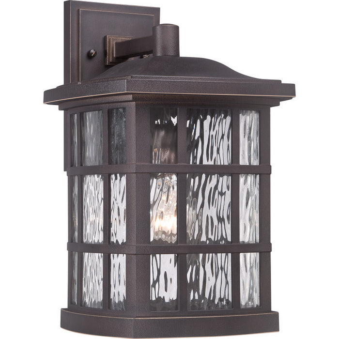 Quoizel SNN8409PN One Light Outdoor Wall Lantern, Palladian Bronze