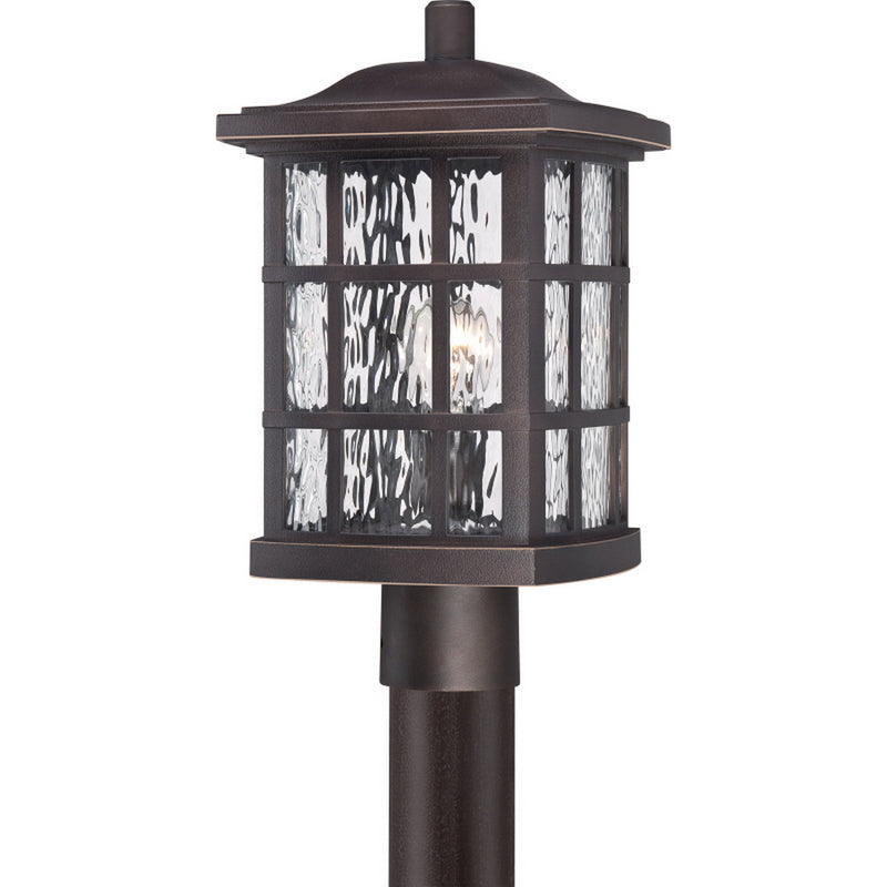 Quoizel SNN9009PN One Light Outdoor Post Mount, Palladian Bronze