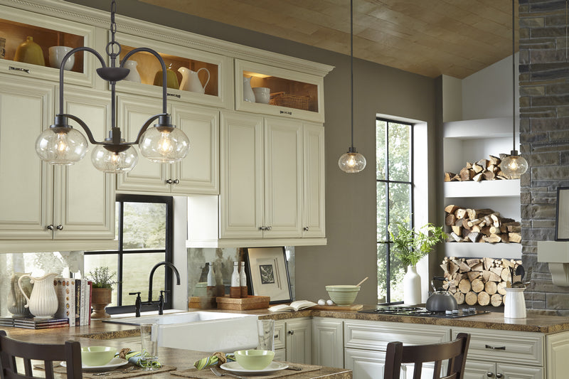 Quoizel TRG1508OZ One Light Mini Pendant, Old Bronze