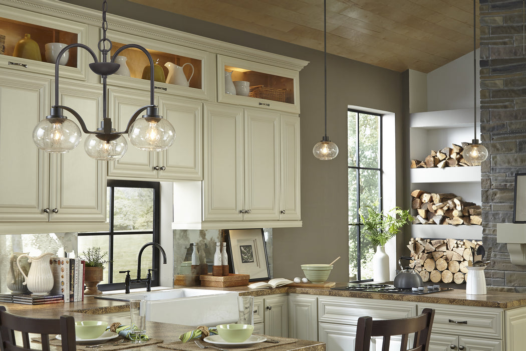 Quoizel TRG1508OZ One Light Mini Pendant, Old Bronze