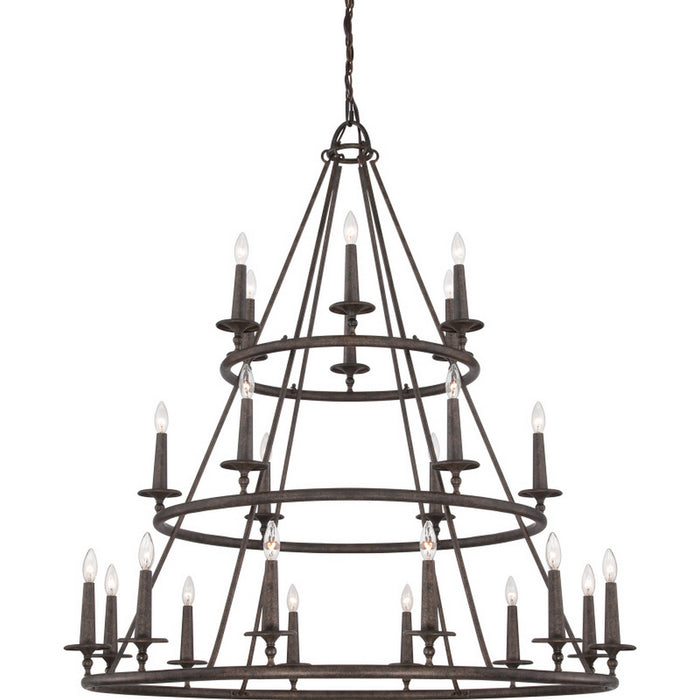 Quoizel VYR5024ML 24 Light Chandelier, Malaga