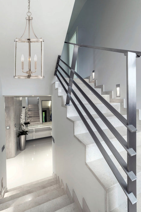 Savoy House 7-1040-3-SN Three Light Foyer Pendant, Satin Nickel