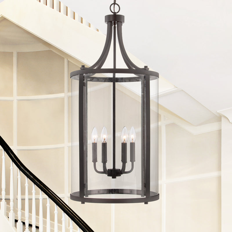 Savoy House 7-1041-6-13 Six Light Foyer Lantern, English Bronze