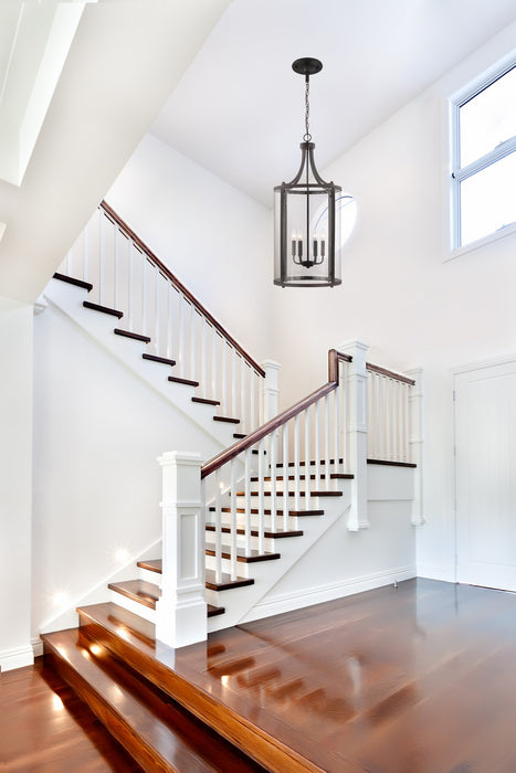 Savoy House 7-1041-6-13 Six Light Foyer Lantern, English Bronze