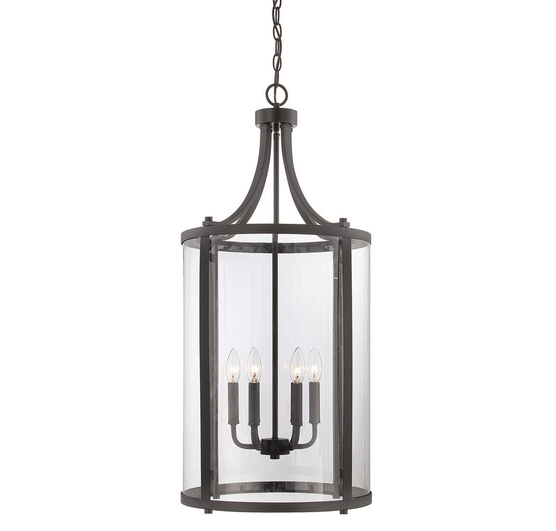 Savoy House 7-1041-6-13 Six Light Foyer Lantern, English Bronze