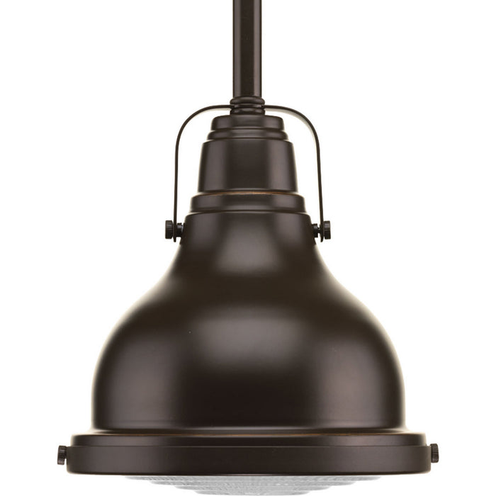 Progress Lighting P5050-108 One Light Mini Pendant, Oil Rubbed Bronze