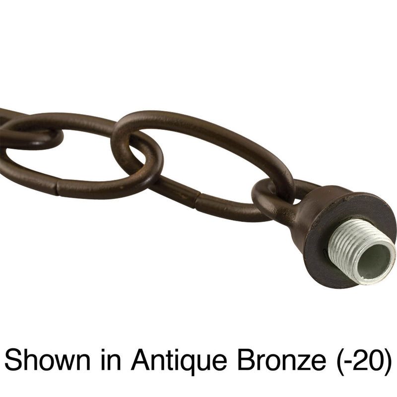 Progress Lighting P8678-104 Loop And Chain Hang Kit, Polished Nickel