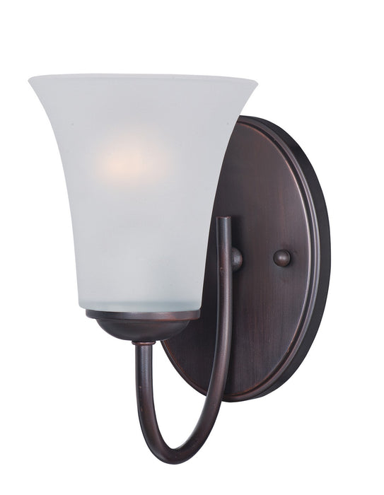 Maxim 10051FTOI One Light Bath Vanity, Oil Rubbed Bronze