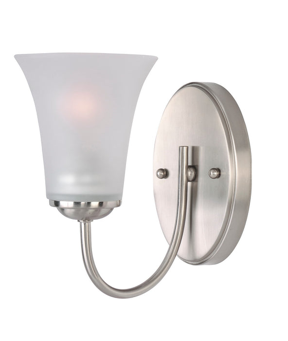 Maxim 10051FTSN One Light Bath Vanity, Satin Nickel