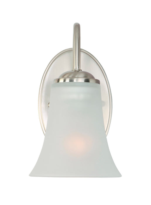Maxim 10051FTSN One Light Bath Vanity, Satin Nickel