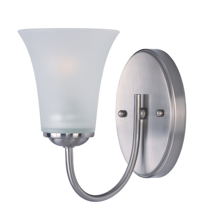 Maxim 10051FTSN One Light Bath Vanity, Satin Nickel
