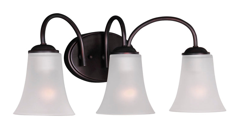 Maxim 10053FTOI Three Light Bath Vanity, Oil Rubbed Bronze