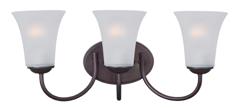 Maxim 10053FTOI Three Light Bath Vanity, Oil Rubbed Bronze