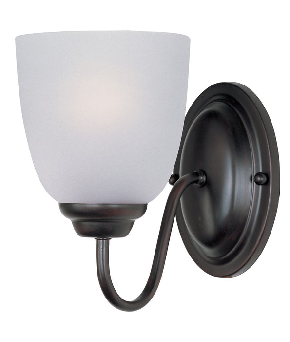 Maxim 10071FTOI One Light Bath Vanity, Oil Rubbed Bronze
