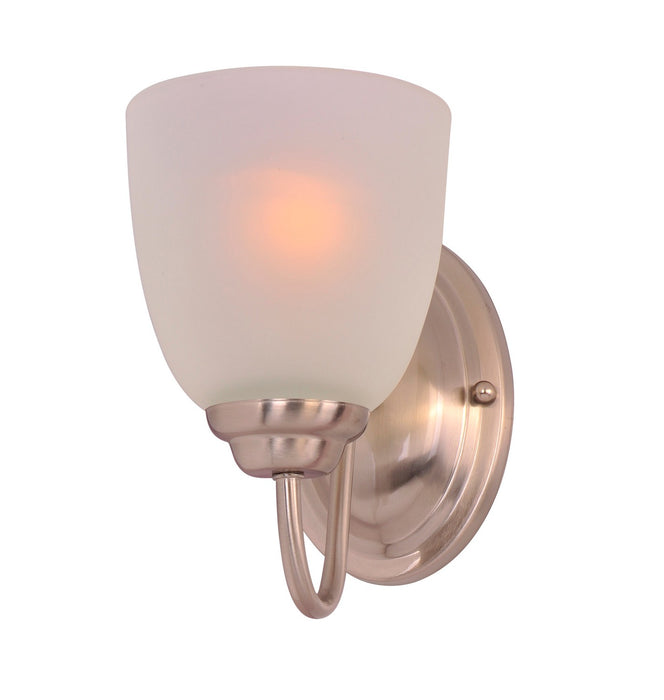Maxim 10071FTSN One Light Bath Vanity, Satin Nickel
