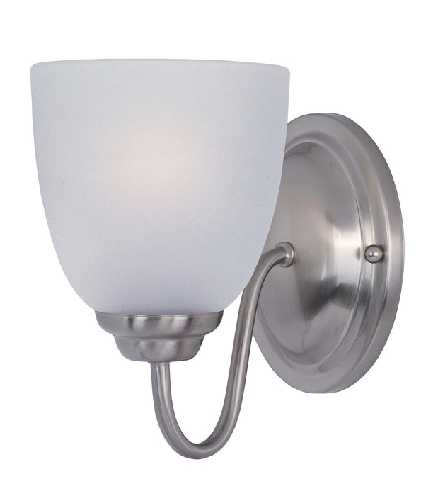 Maxim 10071FTSN One Light Bath Vanity, Satin Nickel