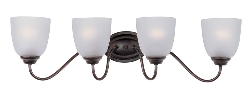 Maxim 10074FTOI Four Light Bath Vanity, Oil Rubbed Bronze