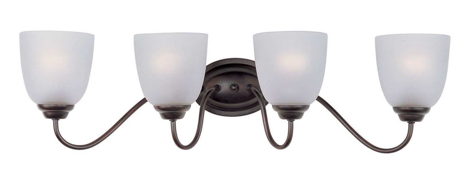Maxim 10074FTOI Four Light Bath Vanity, Oil Rubbed Bronze