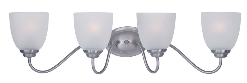 Maxim 10074FTSN Four Light Bath Vanity, Satin Nickel