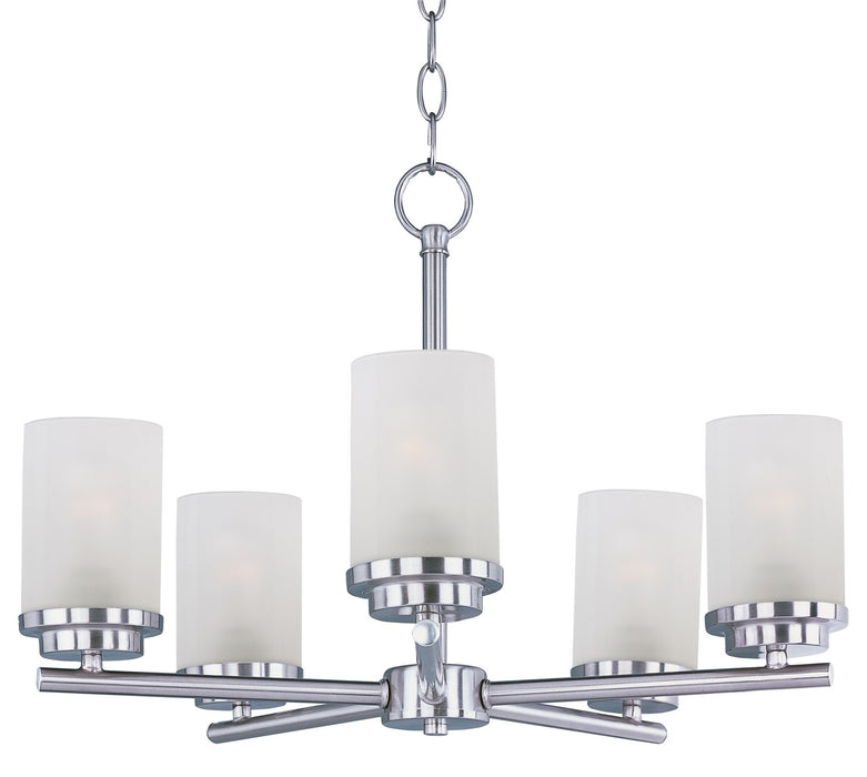 Maxim 10205FTSN Five Light Chandelier, Satin Nickel