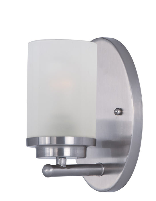 Maxim 10211FTSN One Light Bath Vanity, Satin Nickel