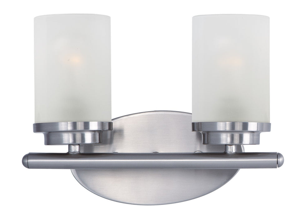 Maxim 10212FTSN Two Light Bath Vanity, Satin Nickel