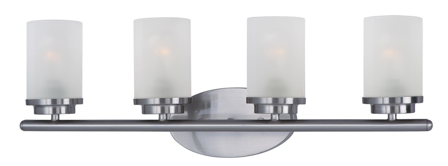 Maxim 10214FTSN Four Light Bath Vanity, Satin Nickel